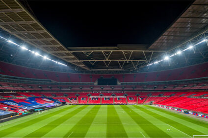 Inside Wembley Stadium