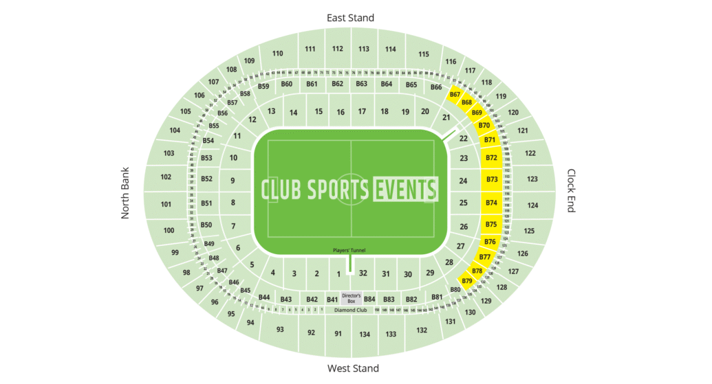 Arsenal Seating Plan